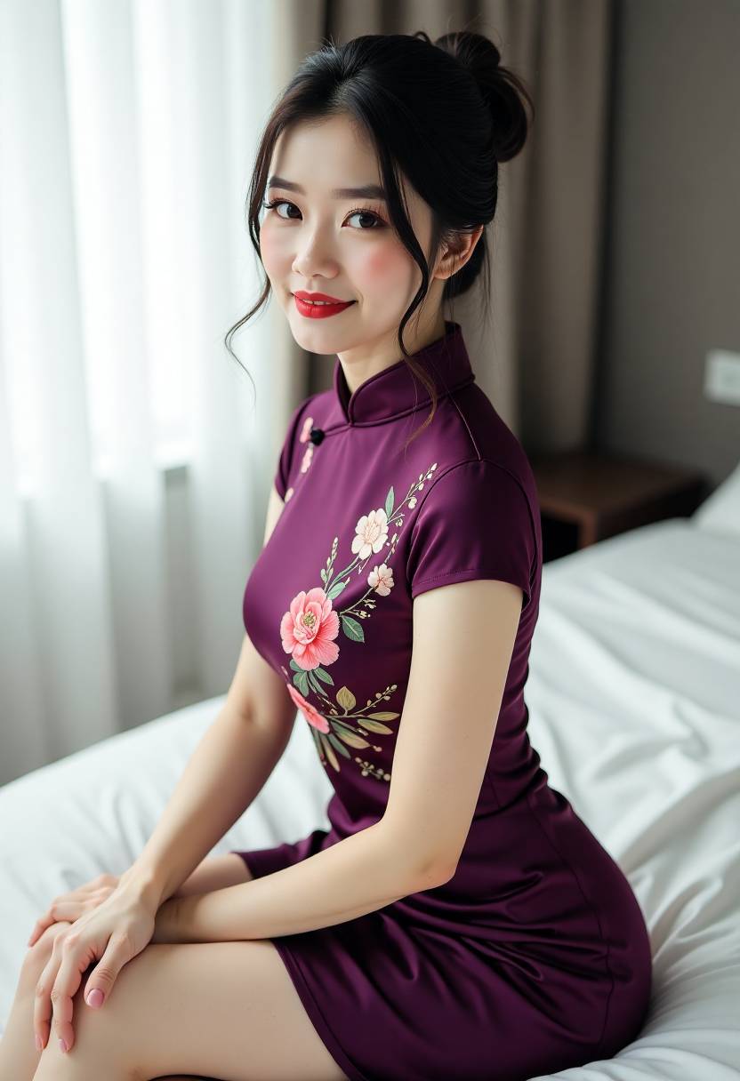 AI生成的雨夜街景与霓虹灯光